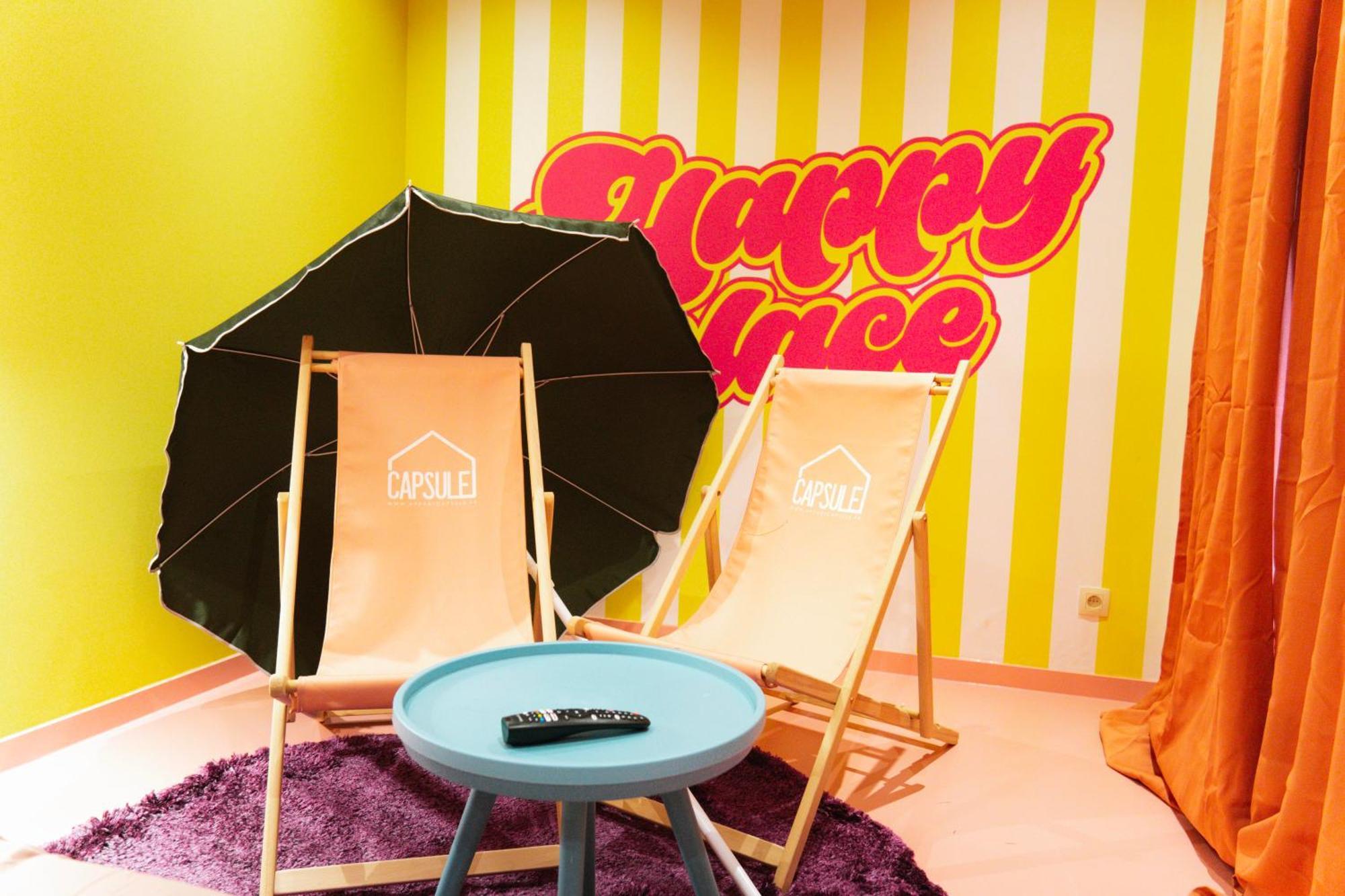 Capsule Girl Power Spa - Balneo - Sauna - Karaoke - Billard - 2 Chambres Charleroi Exterior foto