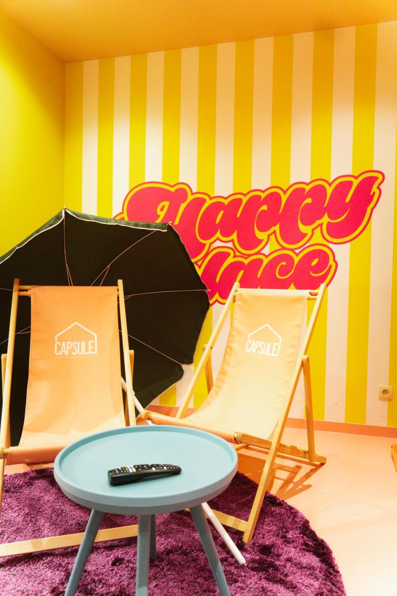 Capsule Girl Power Spa - Balneo - Sauna - Karaoke - Billard - 2 Chambres Charleroi Exterior foto